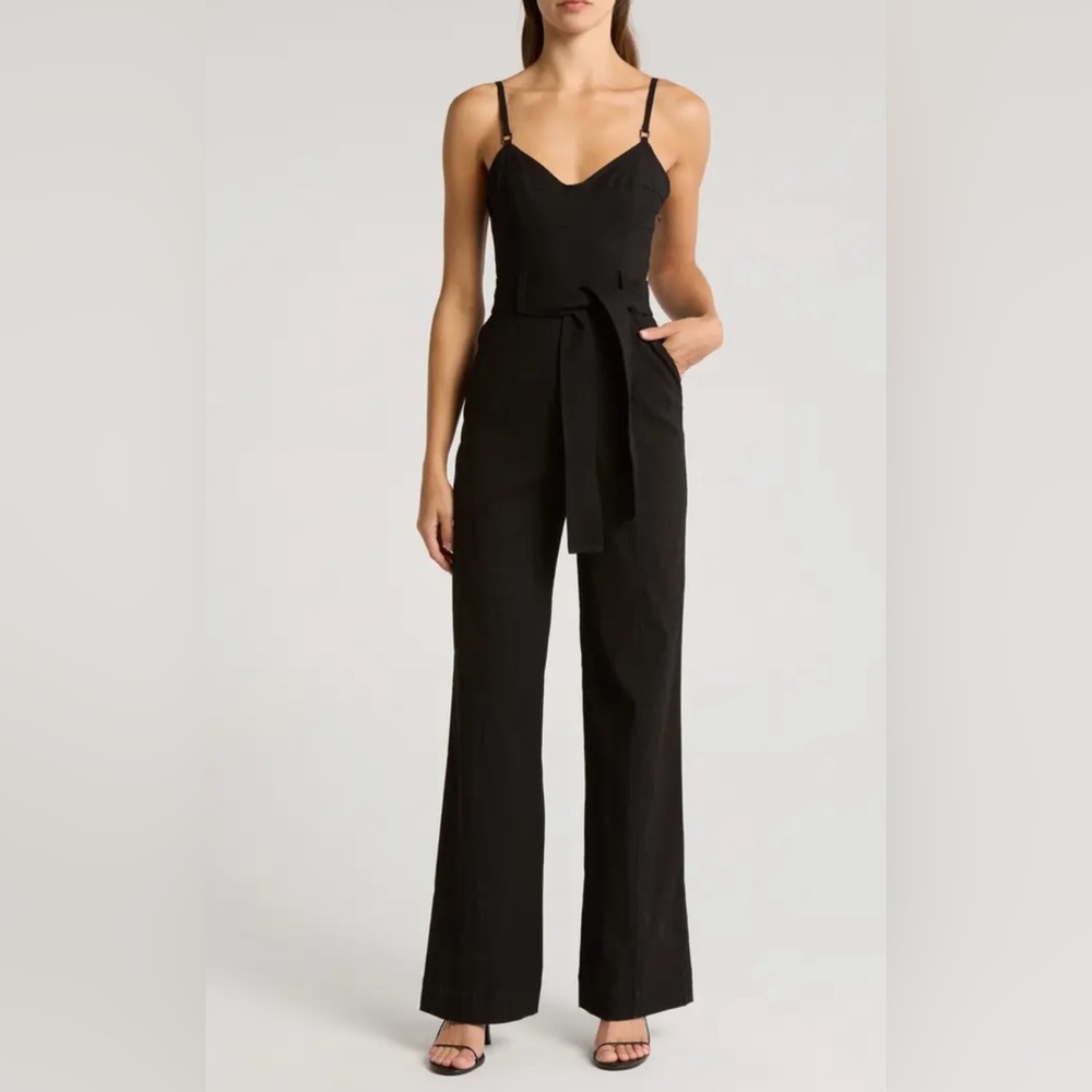 ALC Black Belted Jumpsuit
